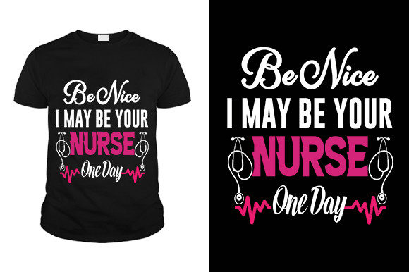Be Nice Nurse T-shirt: A Heartfelt Embroidery Choice