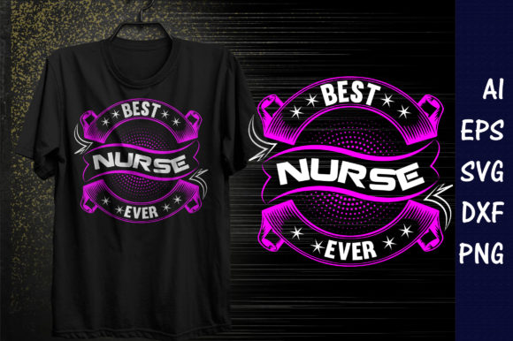 Best Nurse Ever: A Heartfelt Embroidery Design