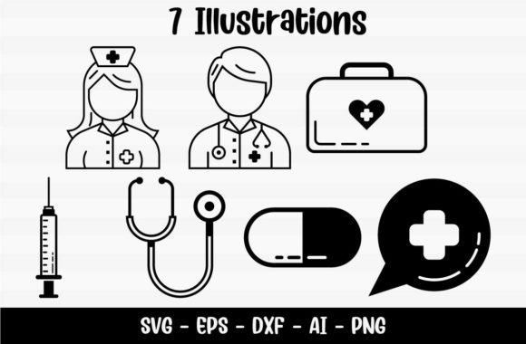 Celebrating Health Workers with Nurse Icons