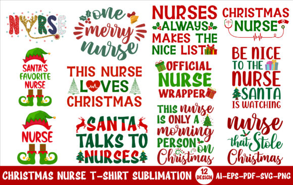 Christmas Nurse Sublimation Bundle Review