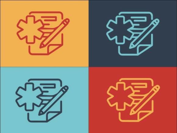 Elegant Medical Form: A Versatile Design for Embroidery