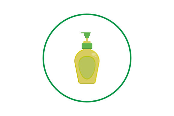 Medical Icon Liquid Hand Soap Embroidery Design
