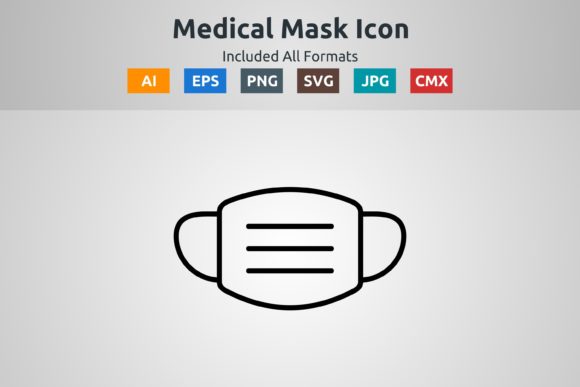 Medical Mask Vector Outline Icon: A Designer's Take