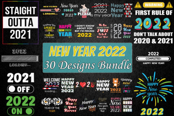 New Year Bundle SVG 30 Designs Review