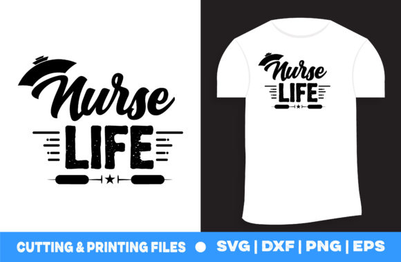 Nurse Life Tshirt: A Versatile Embroidery Design