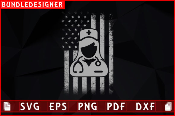 Review: Usa Flag with Nurse Design Sublimation