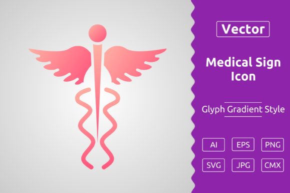 Vector Medical Sign Gradient Icon: A Designer's Take